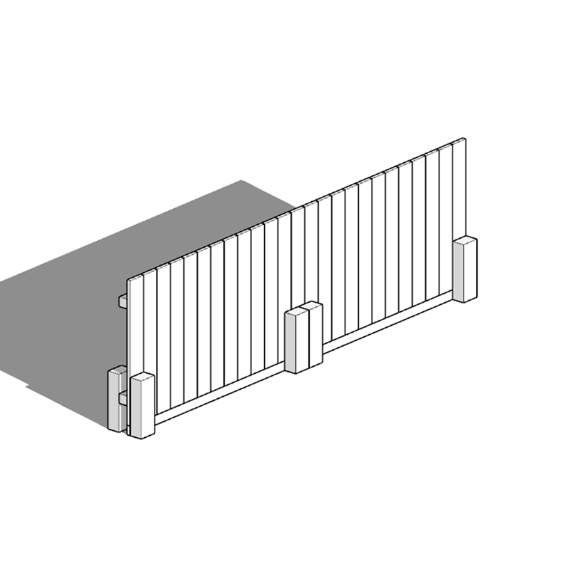 Palissade de jardinière